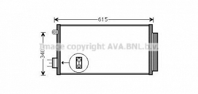 AVA QUALITY COOLING ft5412d -  Конденсатор, кондиционер